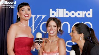 Katy Perry Talks Leaving ‘American Idol,’ Loving Karol G & More | Billboard Women in Music 2024