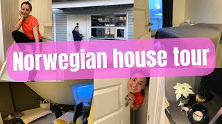 Full Norwegian house tour. Typical house in Norway 20 minutes drive from Oslo.