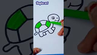 How to draw Tortoise 🐢#art #shortfeed #drawing #shorts