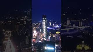 重庆山城之巅，云端之眼Chongqing Jaw dropping Skyline  #chongqing #skyline #youtubeshorts #youtube #aesthetic