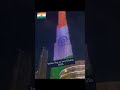 Indian flag 🇮🇳 on #BurjKhalifa #dubai #uae  #IndependeceDay2023 #IndianFlag  #IndependenceDayIndia