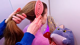 ASMR No Talking - Ultimate Ponytail Brushing \u0026 Hair Play for Sleep