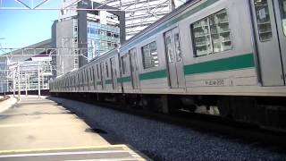 JR埼京線　205系北与野駅入線(2013年10月27日撮影)