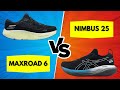 RUNNING SHOES: Asics Nimbus 25 vs Skechers Maxroad 6