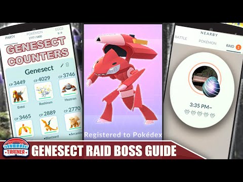 THE SHINY *GENESECT* COUNTER GUIDE! 100 IVs, MOVESET & WEAKNESS – BUG STEEL RAID BOSS Pokémon Go