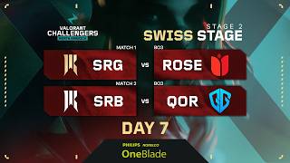 SRG vs ROSE | SRB vs QOR | VALORANT Challengers NA | Week 3 Day 1 | A | Swiss Stage 2