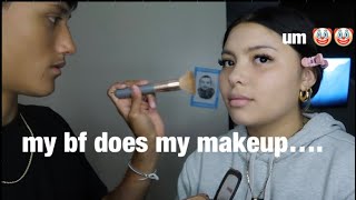 my bf does my makeup... | Analeigha Nguyen