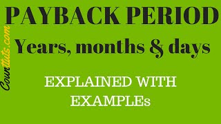 Payback Period | Explained with Examples | Lesson 2