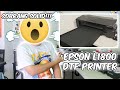 DTF PRINTER | EPSON L1800 UNBOXING AND TEST PRINTING | Karl Sabaot