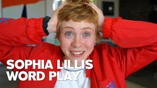IT's Sophia Lillis for RAW's Word Play