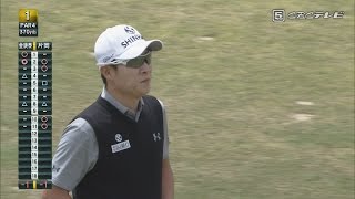 【中日クラウンズ2017】金・片岡 前半ハイライト