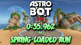 Astro Bot: Spring-Loaded Run In 0:35.962 (Former World Record)