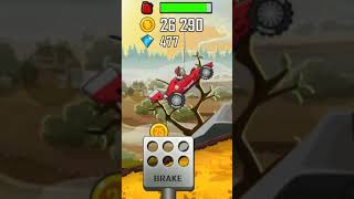 Hill climb racing game with racing car in bogland stage  #shorts #short #youtubegaming #gaming