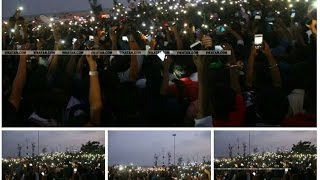 மெரினாவில் லைட்ஸ் ஆஃப் : செல்போன் டார்ச் வெளிச்சத்தில் போராட்டம்  | Chennai Express Tv