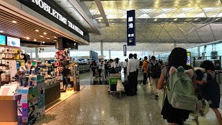 【香港自由行】香港機場一號客運大樓南面離港  Hong Kong Airport