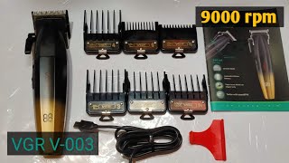 Turbo with 9000rpm vgr v 003 hair clipper