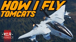 How I FLY with the F-14 TOMCAT! A, B & the Iranian! - War Thunder