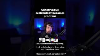 Conservative Accidentally Becomes Pro-Trans #Shorts