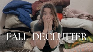 Fall Declutter | My sweater collection it's embarrassing 🙈 ending my sweater addiction