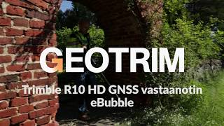 Trimble R10 HD-GNSS-vastaanottimen eBubble-toiminto