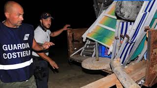 Blitz in spiaggia della Capitaneria di porto di Termoli - 29/07/2019