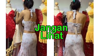 Atasannya Mantap Bunda Jualan Online Baju || Try On Haul