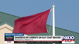 Hurricane Idalia brings high waves for surfers at Pensacola Beach