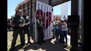 Families separated by the border share hugs and tears at special reunion
