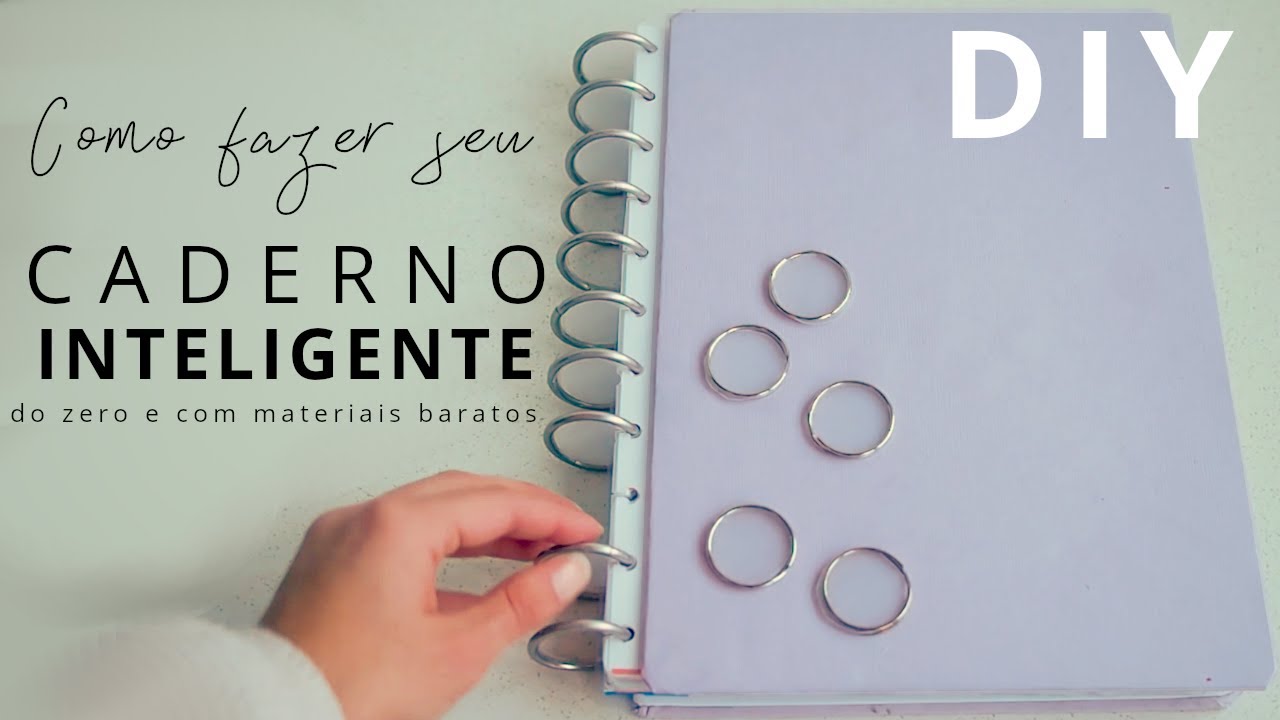 Como Fazer Seu Próprio Caderno Inteligente Do ZERO L Materiais Comuns E ...