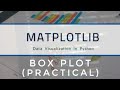How to create box plot using Matplotlib