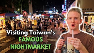 🇹🇼 Our FIRST TIME in TAIWAN! Exploring NINGXIA NIGHT MARKET 🍢🤯