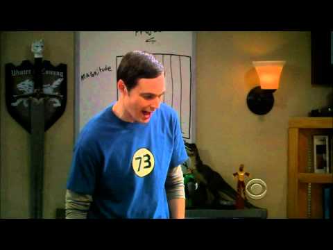 Sheldon makes Raj coffee with a smile – The Big Bang Theory