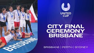 City Final Ceremony - Brisbane | Team Poland | United Cup 2023