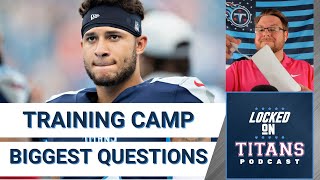 Tennessee Titans Training Camp Questions & NFL Roster Bubble Options