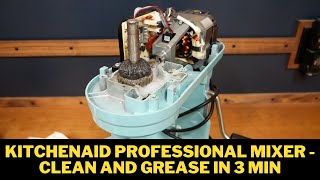 KitchenAid Professional Mixer Clean and Grease in 3 Min