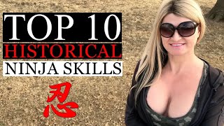 TOP 10 Skills Of The Ninja! Real Historical Ninjutsu Techniques | Ninpo Martial Arts Training