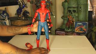 Toys Noise \u0026 Action Figures NECA Quarter Scale Spider-Man Homecoming Unboxing and Review