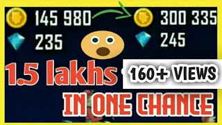 1.5 LAKH COIN IN HILL CLIMB RACING IN ONE CHANCE