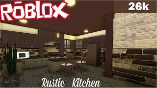 Roblox Welcome To Bloxburg 21k Rustic Kitchen Speedbuild