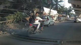 Funny Incident on Road in Trivandrum, Kerala