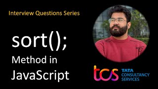 sort() Method | JavaScript Interview Question Series