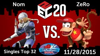 E2C 20 (Singles): Nom (Sheik) vs. TSM l ZeRo (Diddy Kong) - WB