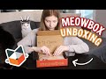 MeowBox Unboxing w/ my Cats!