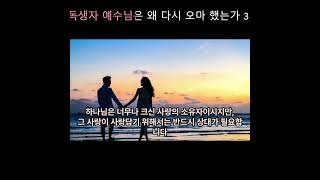 [긴급] 하나님이 2000년 동안 준비해 오신 기독교권의 의식있는 사람들에게 긴급 메시지 2 #독생자#예수님 #진리 #하나님 #기독교