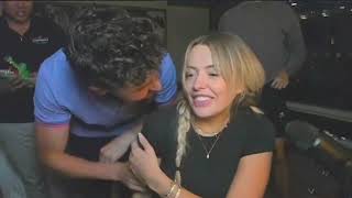 Corinna punches Aircool in the balls