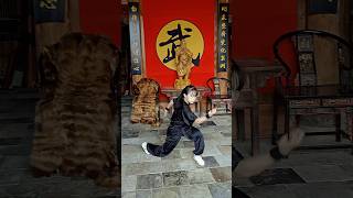 小女孩勤练古拳法，身轻如燕飞，拳撼乾坤动！ #HuangyanMartialArts #Kungfu #MartialArts #China #fujian