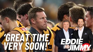 Eddie and Jimmy defend Sam Mitchell - The Eddie and Jimmy Podcast | Footy on Nine