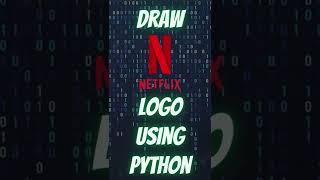 Draw Netflix Logo using Python Turtle #shorts #python #pythonturtle #india #netflix #pythonshorts