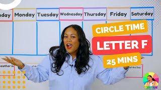 Circle Time with Ms. Monica - Songs for Kids, Letter F Number 10 - Episode 3