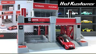 Tomica Nissan Racing Team Nismo Pit Unboxing